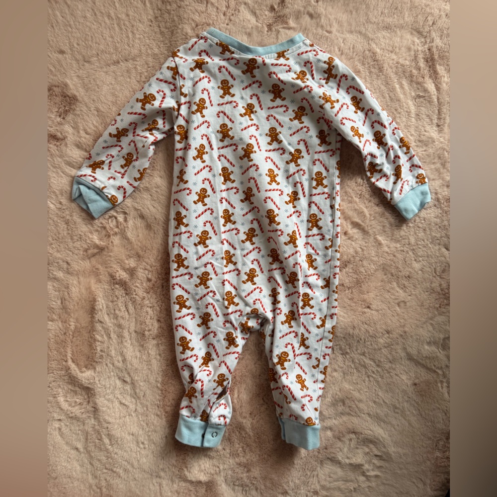 Stitchy Fish Gingerbread Man Romper - Picture 5 of 5